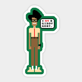 Pixel Moss - The IT Crowd Sticker